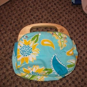 Lily Pulitzer Wooden Handle Purse